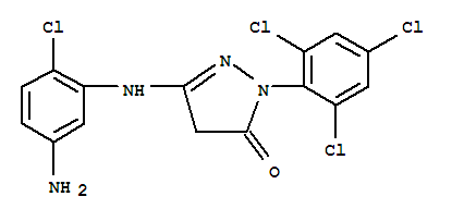 1-(2,4,6-Trichlorophenyl)-3-(5-amino-2-chloroanilino)-5-pyrazolone