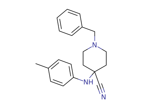 1-benzyl-4-(p-toluidino)piperidine-4-carbonitrile