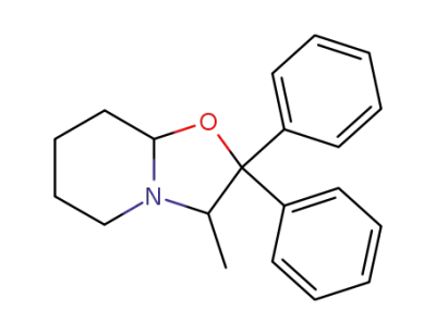 3-Methyl-2,2-diphenyl-hexahydro-oxazolo[3,2-a]pyridine