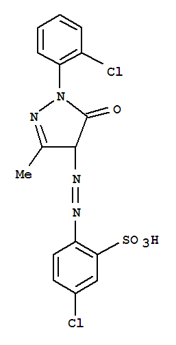5-chloro-2-[[1-(2-chlorophenyl)-4,5-dihydro-3-methyl-5-oxo-1H-pyrazol-4-yl]azo]benzenesulphonic acid