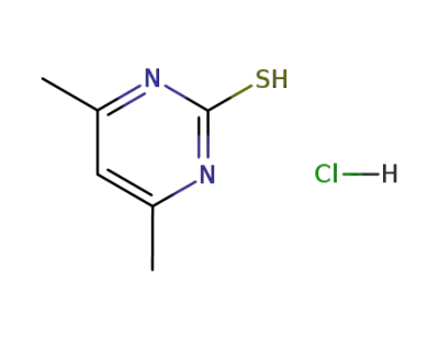 2-mercapto-4,6-dimethyl-pyrimidine hydrochloride