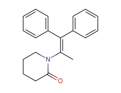 1-(1-Methyl-2,2-diphenylethenyl)-2-piperidon