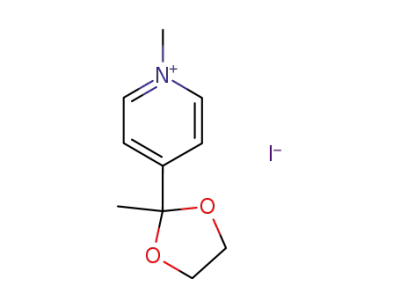 1-methyl-4-(2-methyl-1,3-dioxolan-2-yl)pyridinium iodide