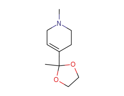 1-methyl-4-(2-methyl-1,3-dioxolan-2-yl)-1,2,3,6-tetrahydropyridine