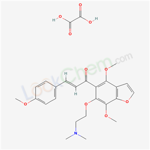 2-[4,7-dimethoxy-5-(4-methoxycinnamoyl)benzofuran-6-yloxy]ethyldimethylammonium hydrogen oxalate